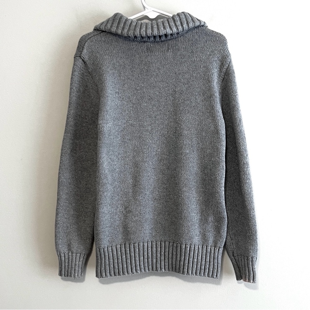 Polo Ralph Lauren Quarter Zip Cotton Knit Sweater - Picture 2 of 3